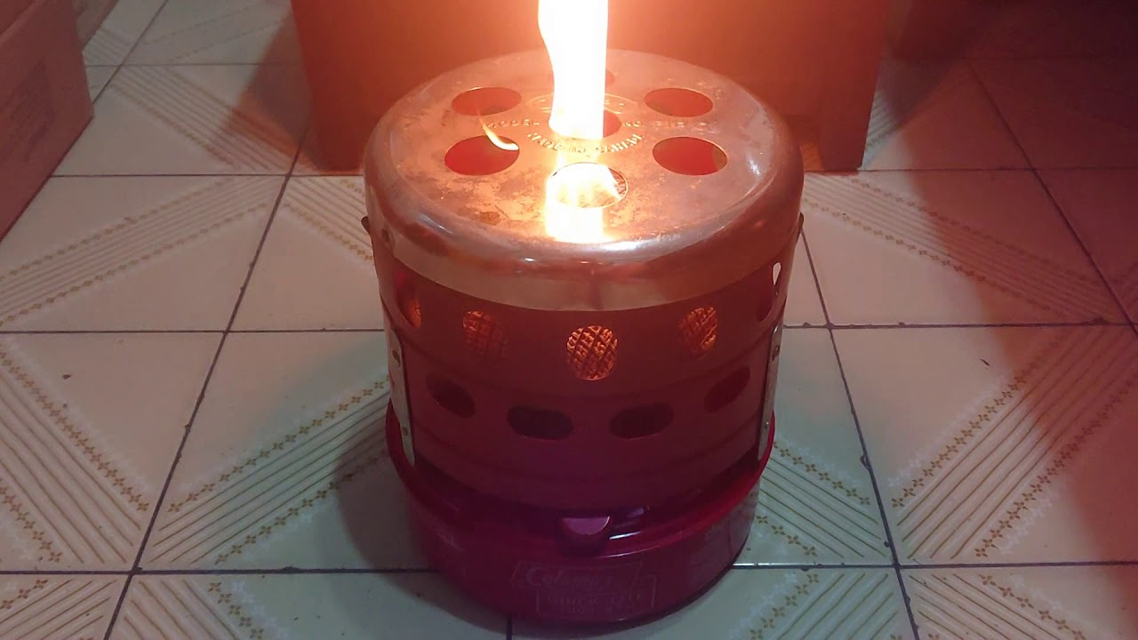 Coleman 518C Heater - YouTube