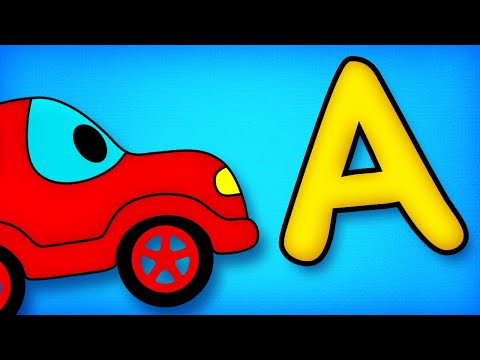 Learn The ABC With Funny Car And Sing The Alphabet Song 