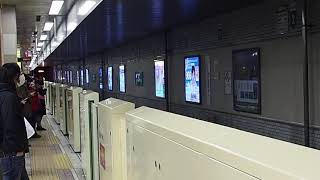 【札幌市営地下鉄南北線】さっぽろ駅2番ホーム真駒内行き5000形到着