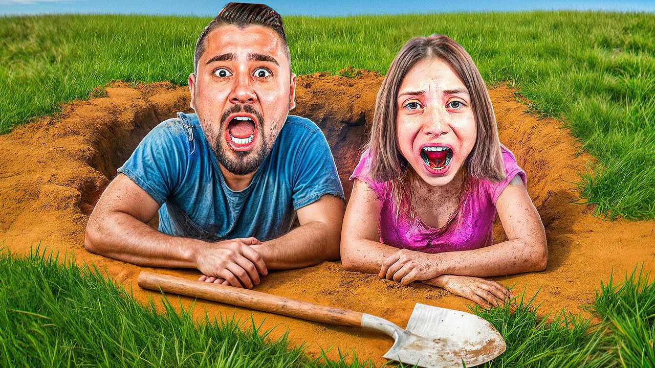 Ein LOCH IM GARTEN graben..