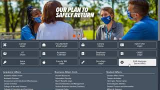 Accessing Navigate from the UT Tyler Website