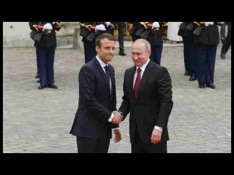 Macron mide sus fuerzas con Putin en un intenso primer encuentro