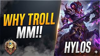 Is This Winnable with a Troll Marksman? | Hylos | S40 Ranked | MLBB