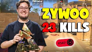 ZYWOO FARMED FACEIT LVL 10 PLAYERS 💀 (23 KILLS) #zywoo #cs2 #csgo