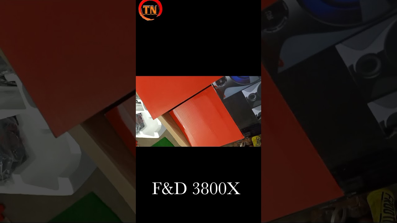 F&D 3800x multimedia speaker unboxing//tech news