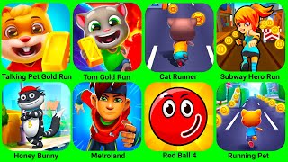 Talking Pet Gold Run, Talking Tom Gold Run, Cat Runner, Subway Hero Run, Running Pet, Metroland... screenshot 3