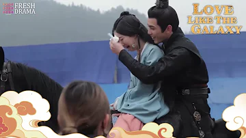 【BTS】Leo Wu comforts cry-baby Lusi - the poor girl's freaked out! | Love Like The Galaxy
