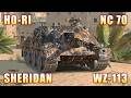 NC 70 HO RI SHERIDAN WZ 113 World of Tanks Blitz Gameplay NC 70 HO RI SHERIDAN WZ 113 World of Tanks Blitz Gameplay