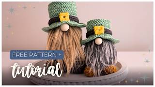 How to Crochet a Gnome for St. Patrick's Day!