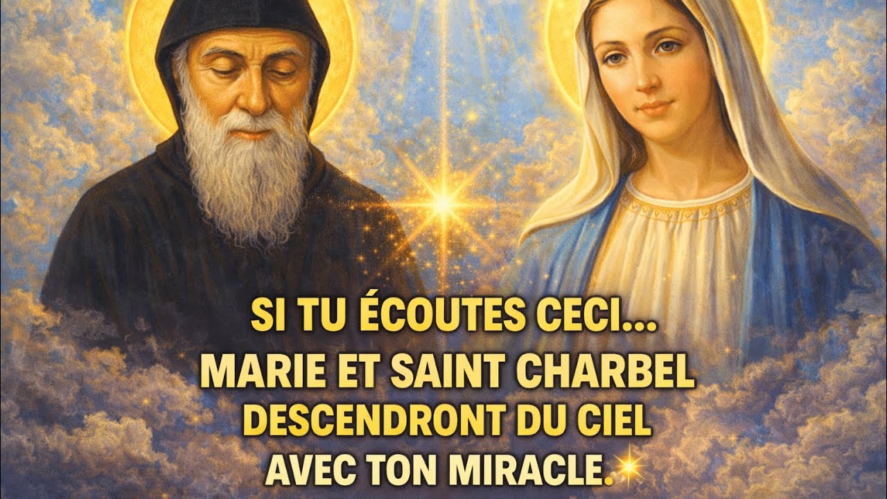 💫 SAINT CHARBEL et la VIERGE MARIE : PRIÈRE URGENTE pour GUÉRISON et FORCE 💪