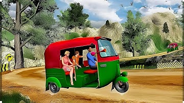 "Auto Rikshaw Impossible Tracks 3D Simulator 2025 - Tuk Tuk Stunt Driving Ramp - Android Gameplay"