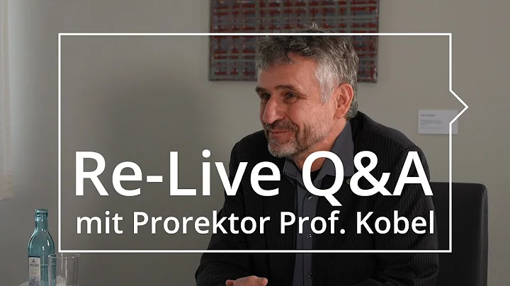 Q&A mit Prof. Michael Kobel  Prorektor Bildung zum...
