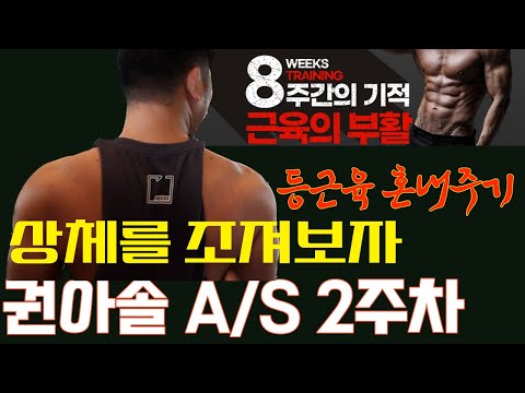 늘.. 조져지는건 나였다....8주간의 기적 권아솔 2주차
