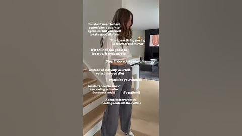 Modeling tips for teens