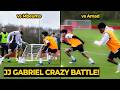 JJ Gabriel Intense Duels Against Mbeumo Amad In Training Ahead Of Aston Villa JJ Gabriel Intense Duels Against Mbeumo Amad In Training Ahead Of Aston Villa
