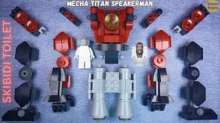Speed Build Skibidi Toilet LEGO: Building Mecha Titan Speakerman