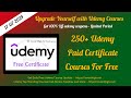 250+ Free Udemy Certificate Courses - Daily Update - Udemy Coupons - Free Udemy Coupons - 17/7/24
