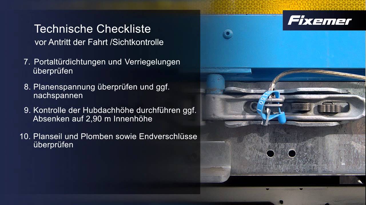 Was Müssen Sie Vor Antritt Der Fahrt Tun Technische Checkliste vor Antritt der Fahrt (Fixemer Schulung) - YouTube