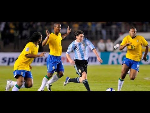 Eliminatorias Copa 2010 Brasil x Argentina Jogo Completo - YouTube