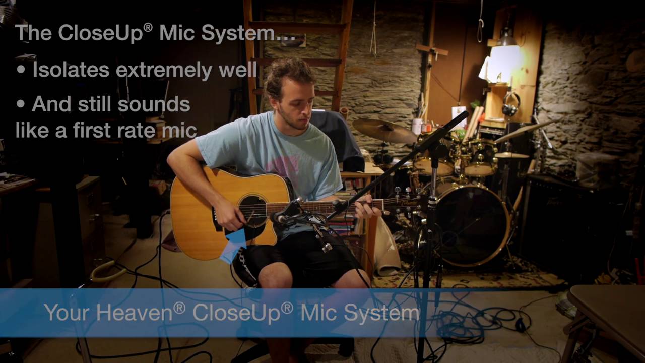 CloseUp® Mic System vs Pickup and Mic on Guitar YouTube