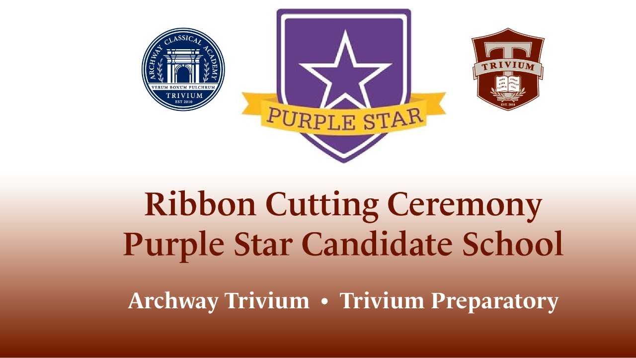 Purple Star Candidate School Ribbon Cutting Ceremony - YouTube