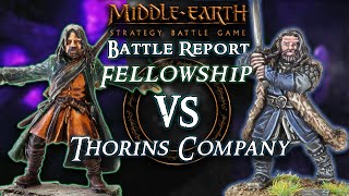THE FELLOWSHIP vs THORIN&#39;S COMPANY | Battle Report | Middle-Earth Strategy Battle Game
