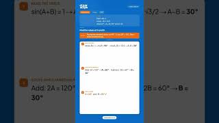 Find A and B in Trigonometry Class 10 | Standard Angles CBSE Maths 2026