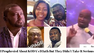 Rev Richard Boateng Prophesied About The D3Ath Of KODA in February😭+Koda’s Speaks About His Sickness