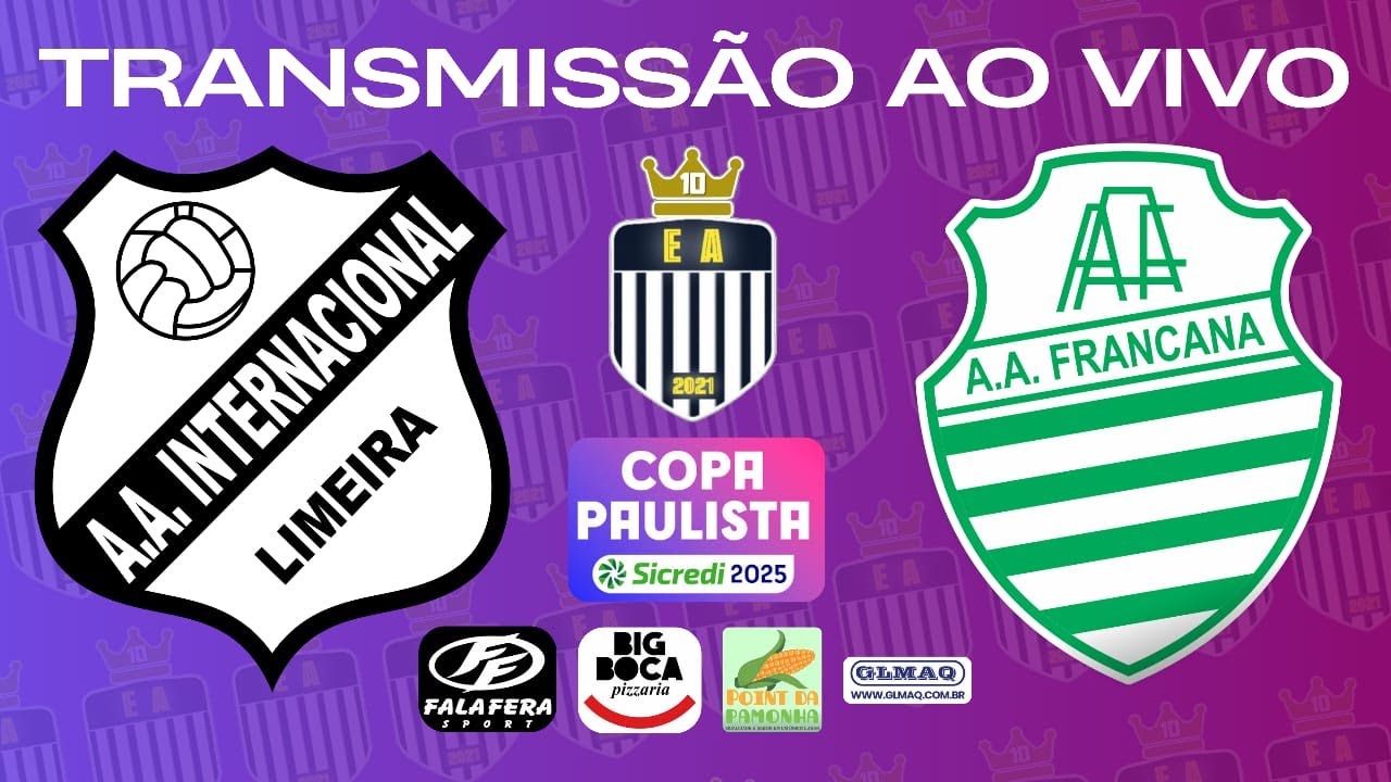 INTER DE LIMEIRA x FRANCANA | COPA PAULISTA SICREDI 2025 | RODADA 07 ...