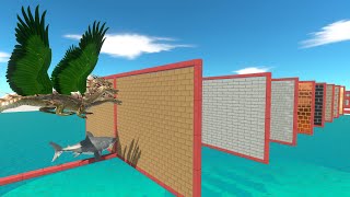 Who Flies Faster - Fantasy or Aquatics - Animal Revolt Battle Simulator