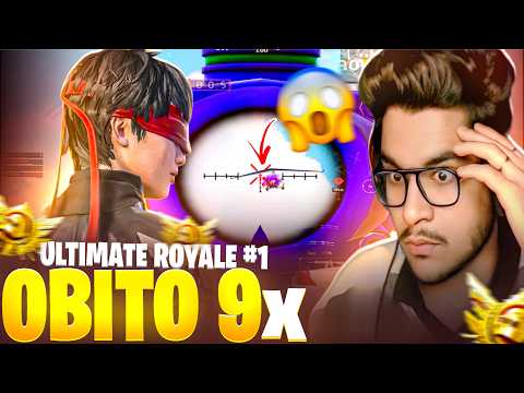 Fastest ULTIMATE ROYAL FUNNY PLAYER *Obito 9X*😱 ‼️Reaction