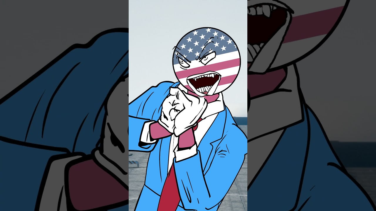 RUSSIA VS USA: WHO WINS? 💀 #countryhumans #countryballs