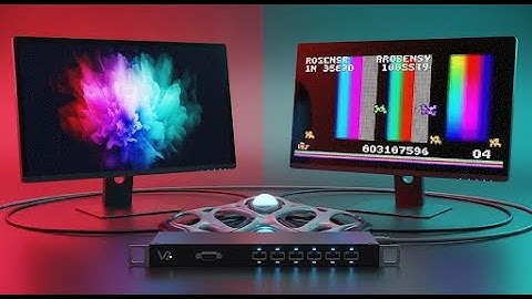 TESmart HKS202-M24 8K60Hz KVM Switch Gaming Dock for 2 PCs & 2 Monitors Cable Connection Demo