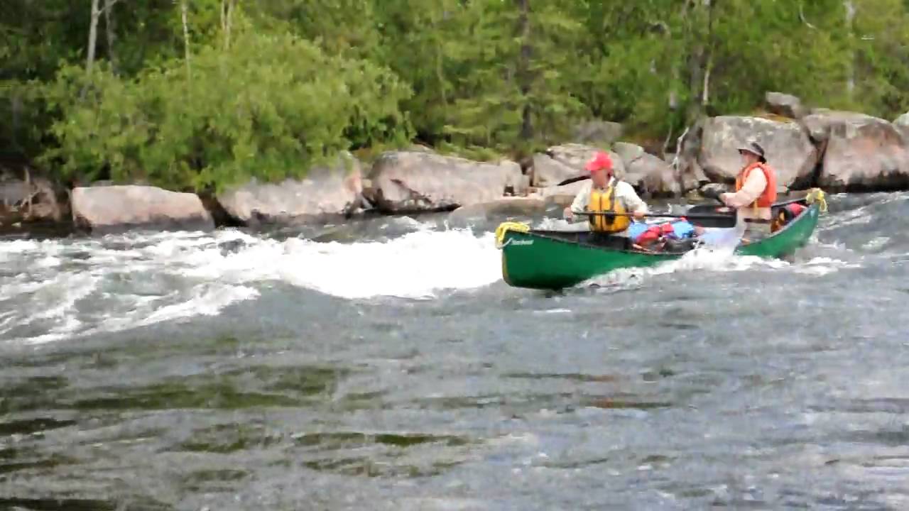 Fond du Lac River, Saskatchewan - first rapids below Hatchet Lake.