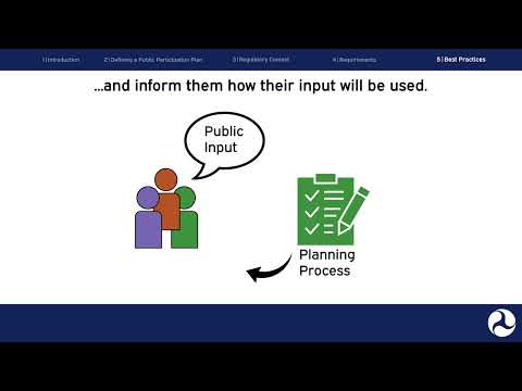 Public Participation Plan