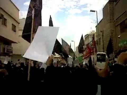 حرائر القطيف في زفة الشهيد منير الميداني