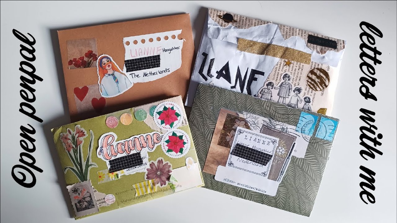 Open penpal letters with me ~ from: Lisa, Elda, Savannah and Pien