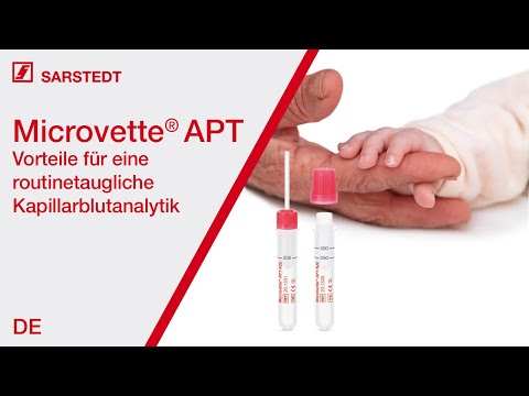 Kapillare Blutentnahme: Automatische Verarbeitung mit der Microvette® APT
