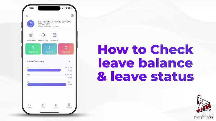 SQL HRMS - How to check Leave Balance & Leave Status