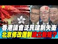 P5香港議會泛民建制失衡 北京修改選制建立新規？｜寰宇全視界20210116