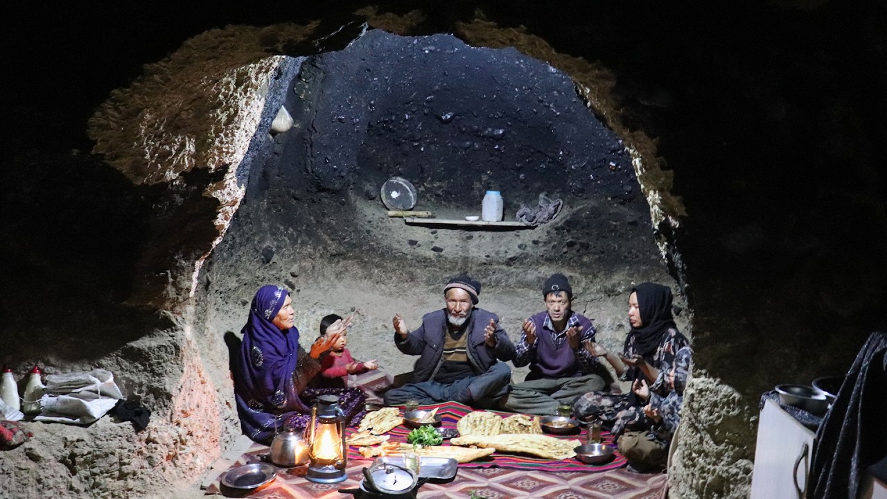 A BLESSED STORM: Surviving Ramadan in a Rainy Mountain Cave with an Ancient Iftar Feast