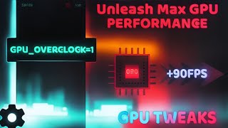 "Gpu optimization for gaming | setedit gaming performance | overclock gpu and cpu no root | gpu max"