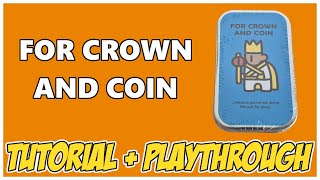 How To Play: For Crown and Coin | Solo Mint Tin Adventure Game Tutorial! screenshot 3