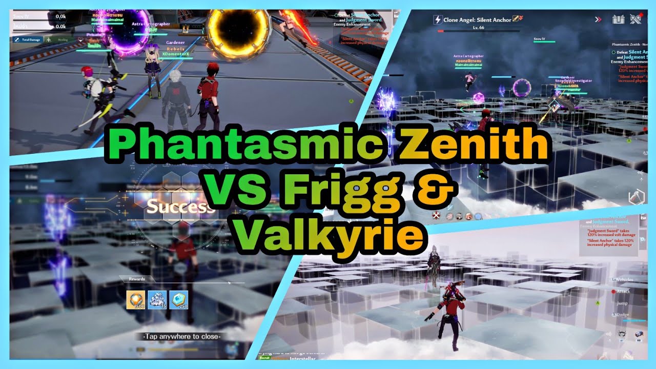 Phantasmic Zenith - Raid Level 66 VS Frigg and Valkyrie. Tower of Fantasy. 4K