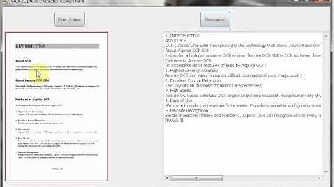 Optical Character Recognition(OCR)