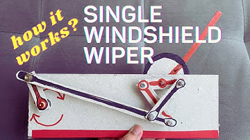Single Windshield Wipers Mechanism
