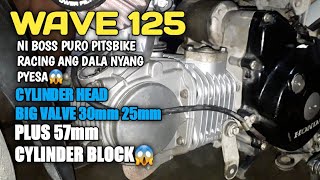 HONDA WAVE 125 ENGINE UPGRADE | GAMIT ANG PITSBIKE PARTS