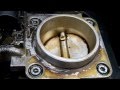 Mercedesw w202 c230 throttle body removal and cleaning..seafoam smokeshow at end