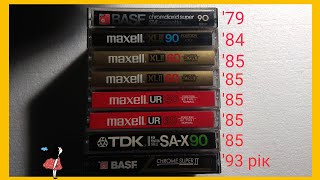 #Cassette 1979-1993 #Basf #Maxell #Tdk