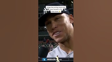 Aaron Judge tells reporter MVP Chants meaning nothing ⚾️ | MLB #shorts
